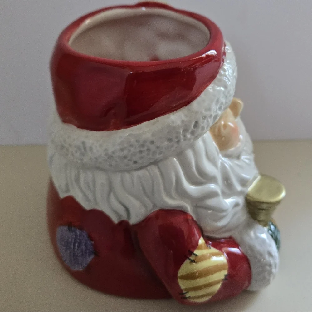 Ceramic Santa Candle